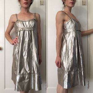 Robert Rodriguez Metallic Dress